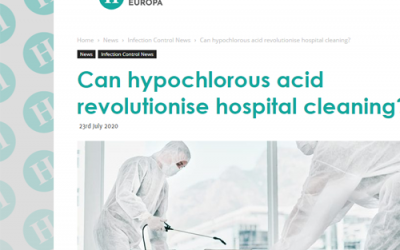 Can hypochlorous acid revolutionise hospital cleaning?