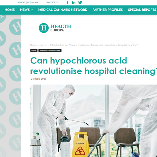 Can hypochlorous acid revolutionise hospital cleaning?